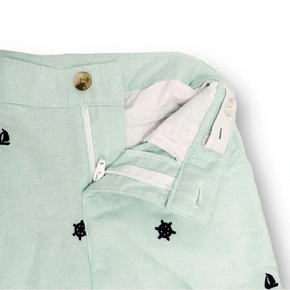 Janie & Jack | Sailing Embroidered Oxford Shorts (18-24 mos) ⚓️ - Picture 3 of 6